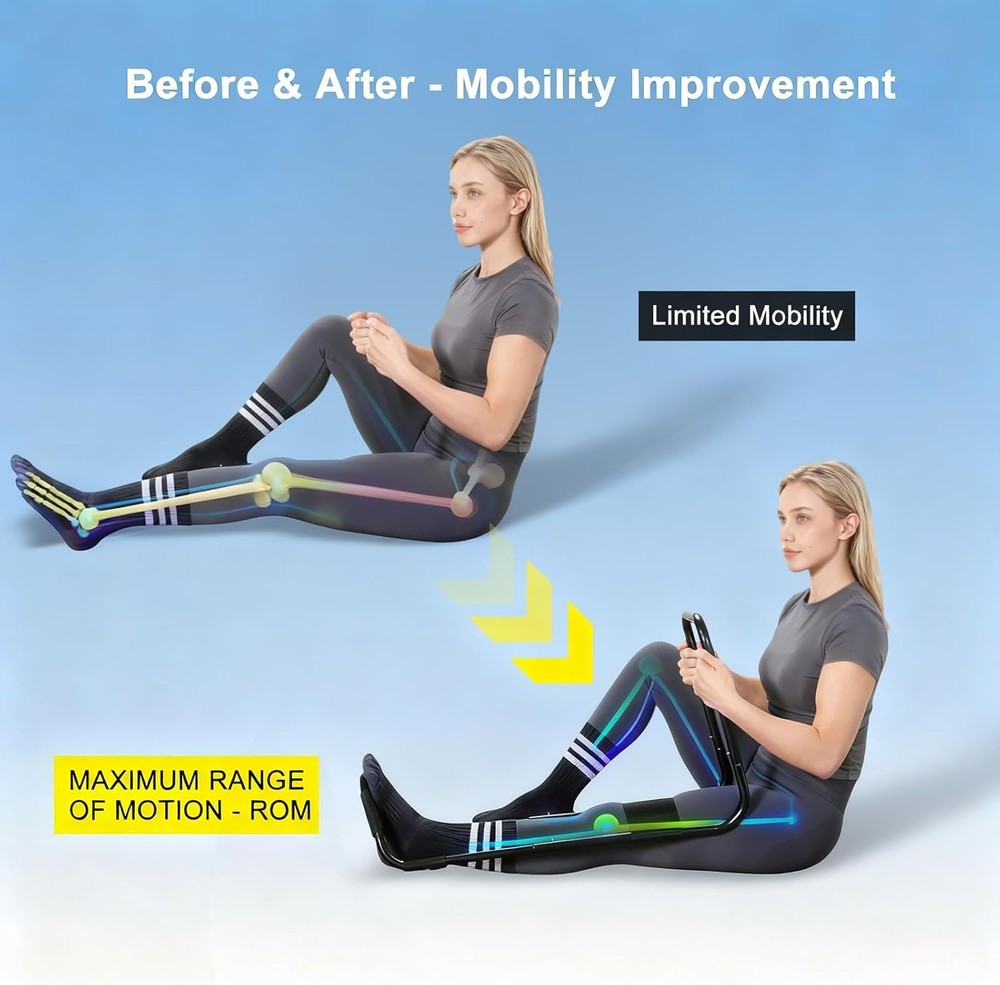 Knee Extension Device, Hamstring Leg Stretcher for Lower Body Flexibility, Impro