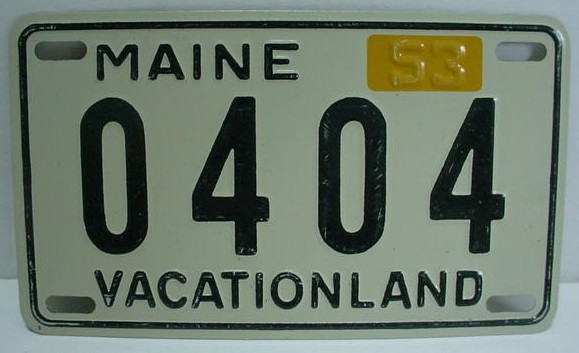 1953 Bicycle License Plates