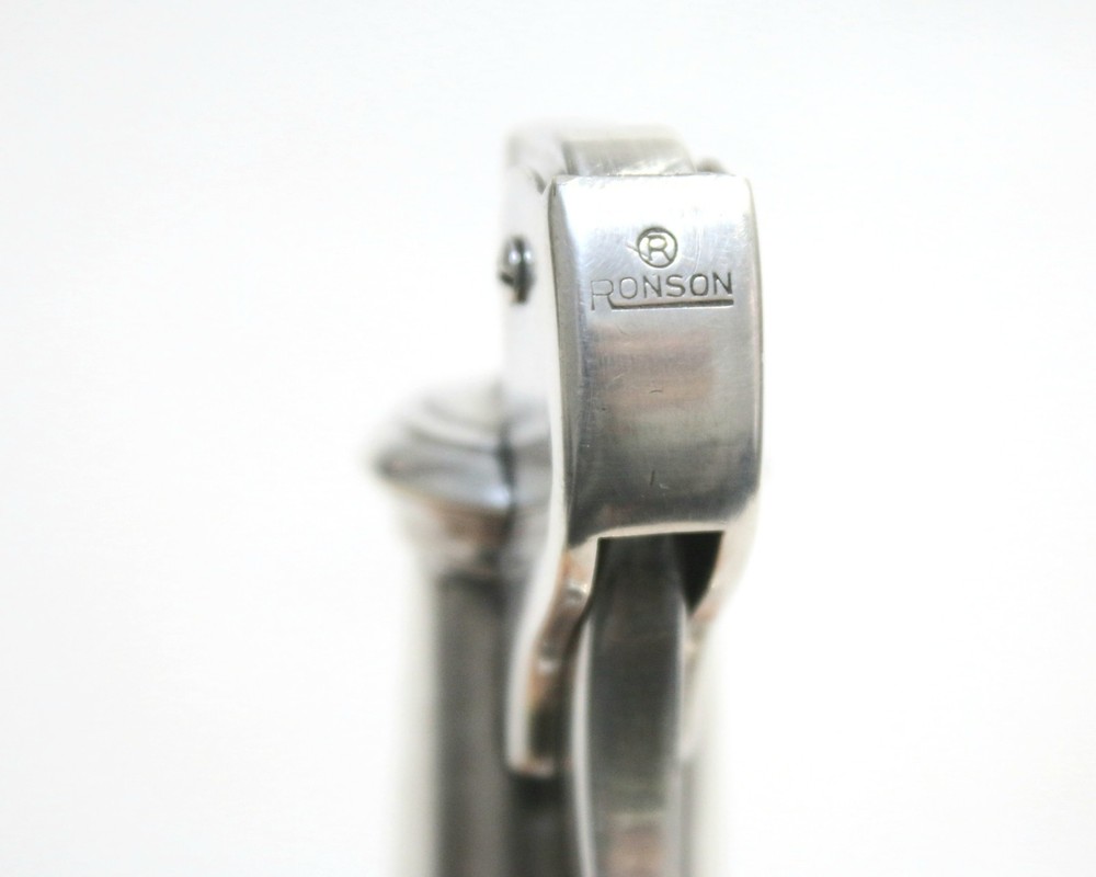 Vintage Silver Plate Ronson "DECANTER " Table Lighter Working Condition