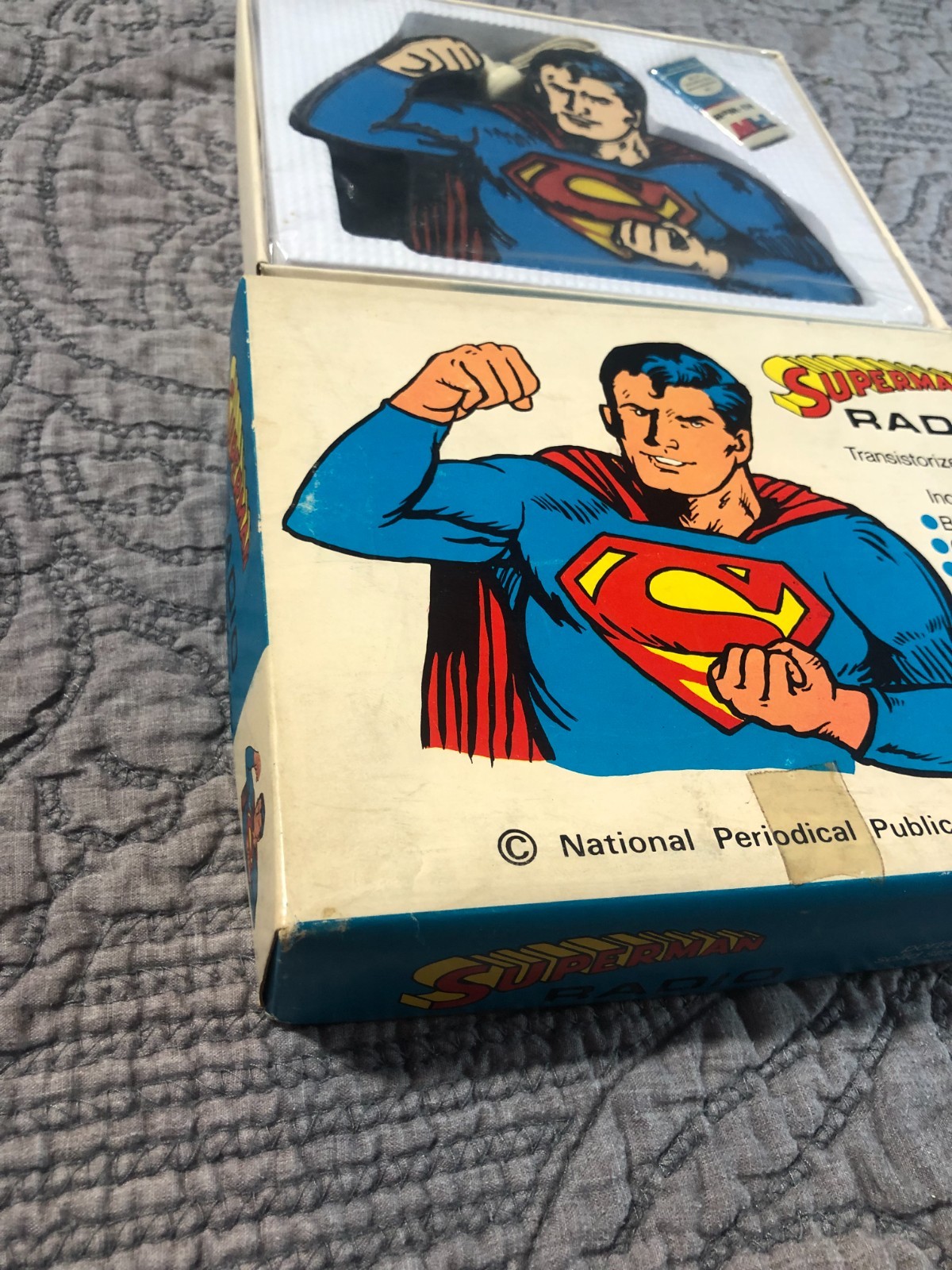 Vintage 1973 National Periodical Publications Superman Radio NEW Sealed