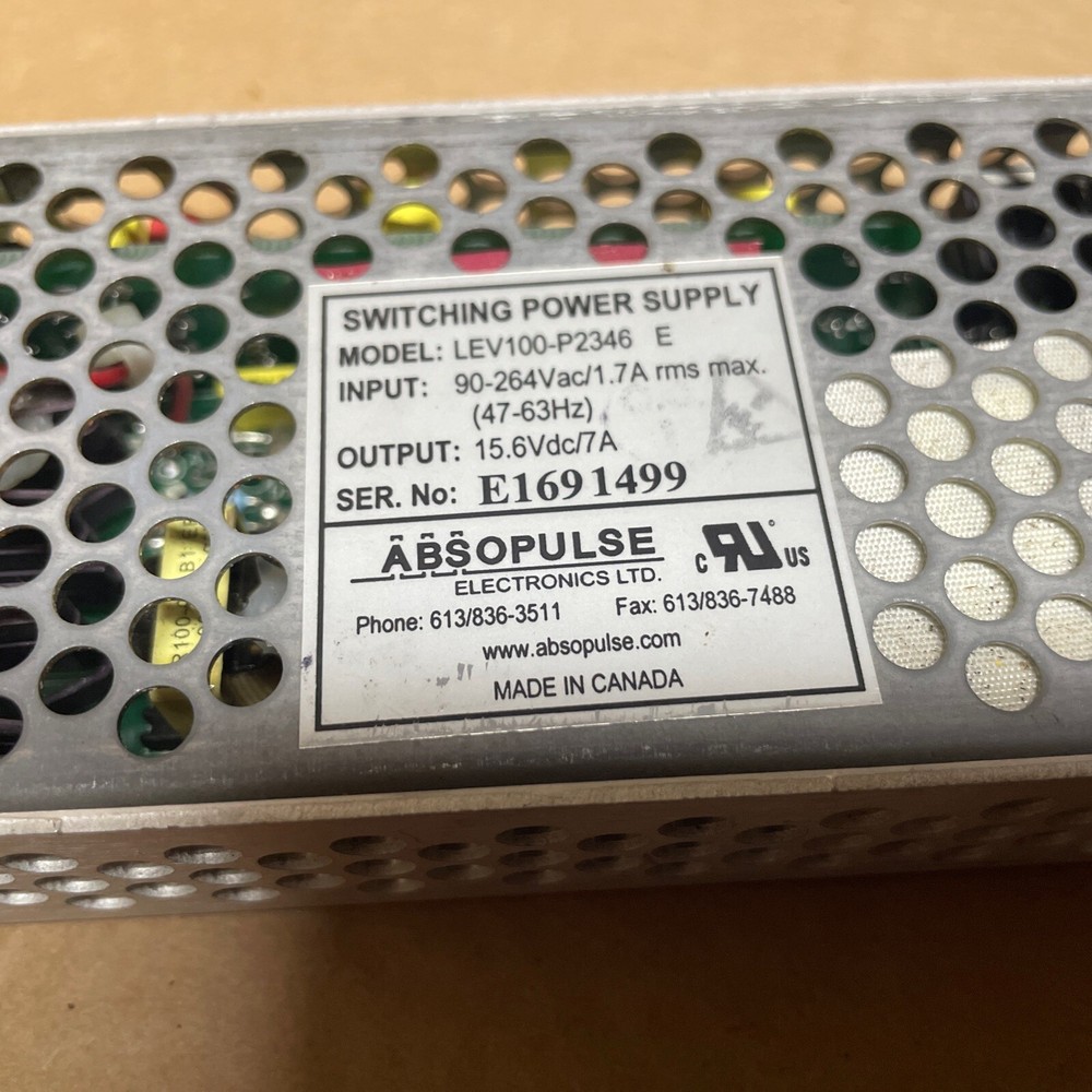Absopulse LEV100-P2346E power supply for Panecea router