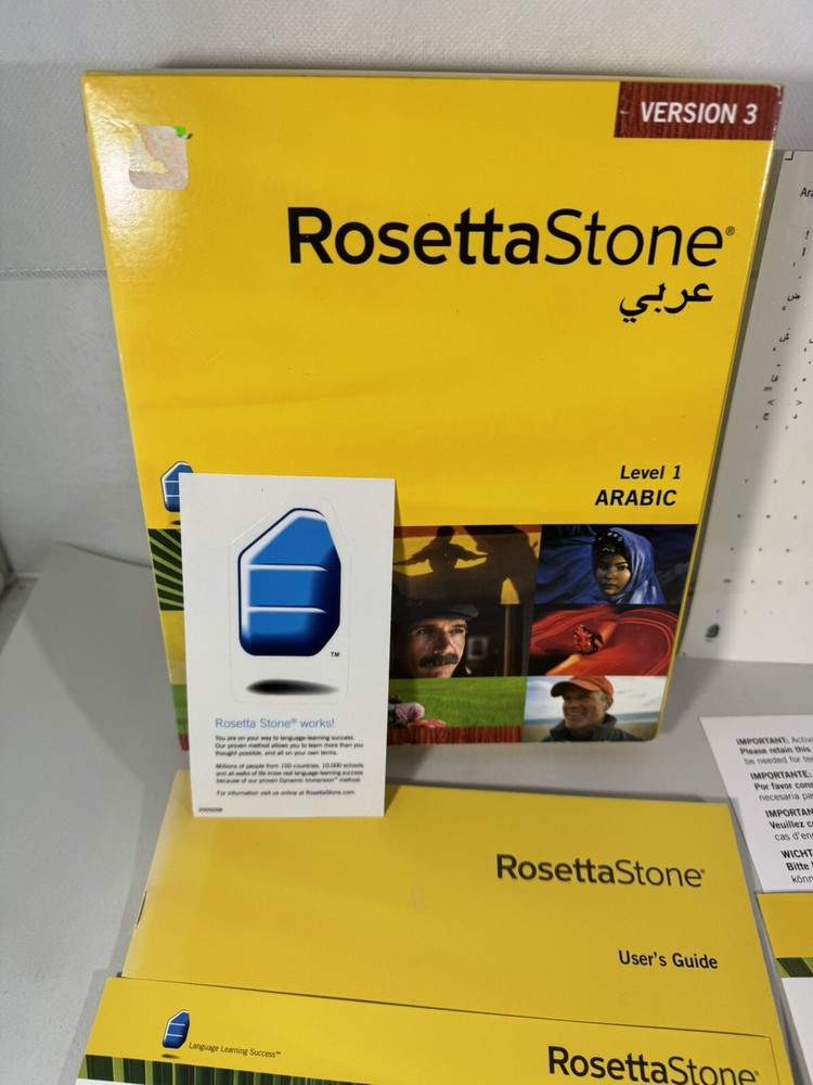Rosetta Stone Arabic Version 3 Level 1 CD Rom for Windows and MAC