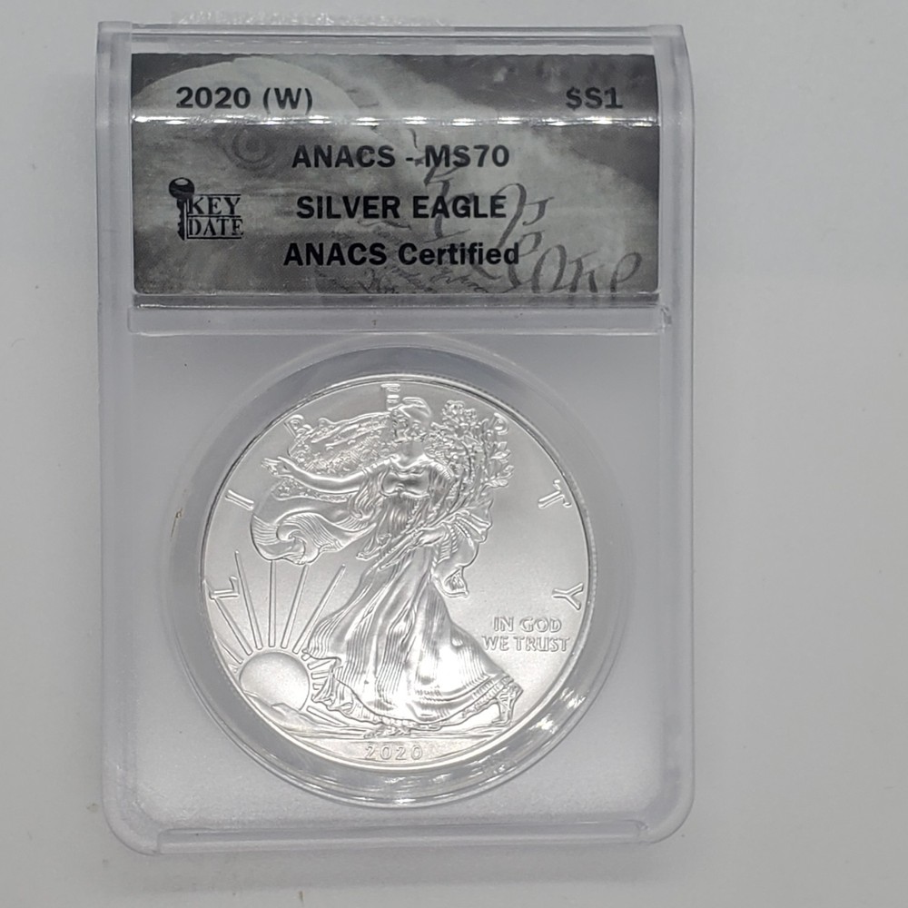 2020 W SILVER EAGLE MS 70  FIRST STRIKE ANACS