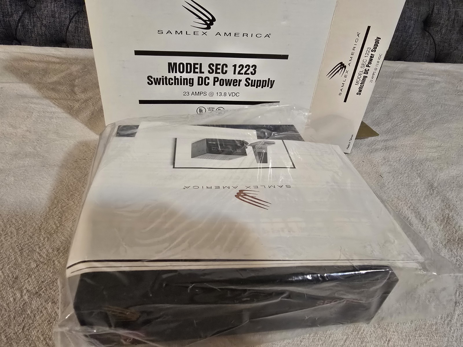 New In Box Samlex America Power Supply Sec 1223 (No Power Cord) See All pics