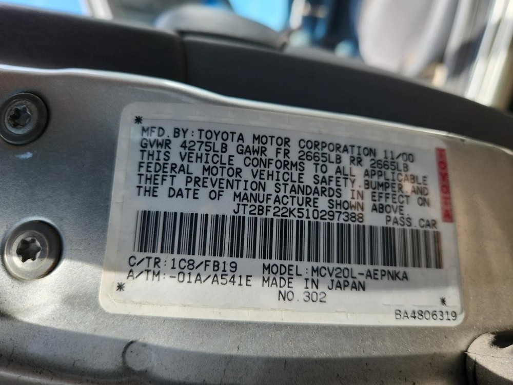 2001 CAMRY Door Lock Actuator OEM