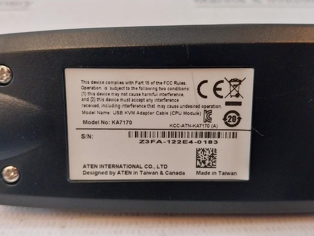 Aten KA7170 USB KVM Adapter Cable (CPU Module)