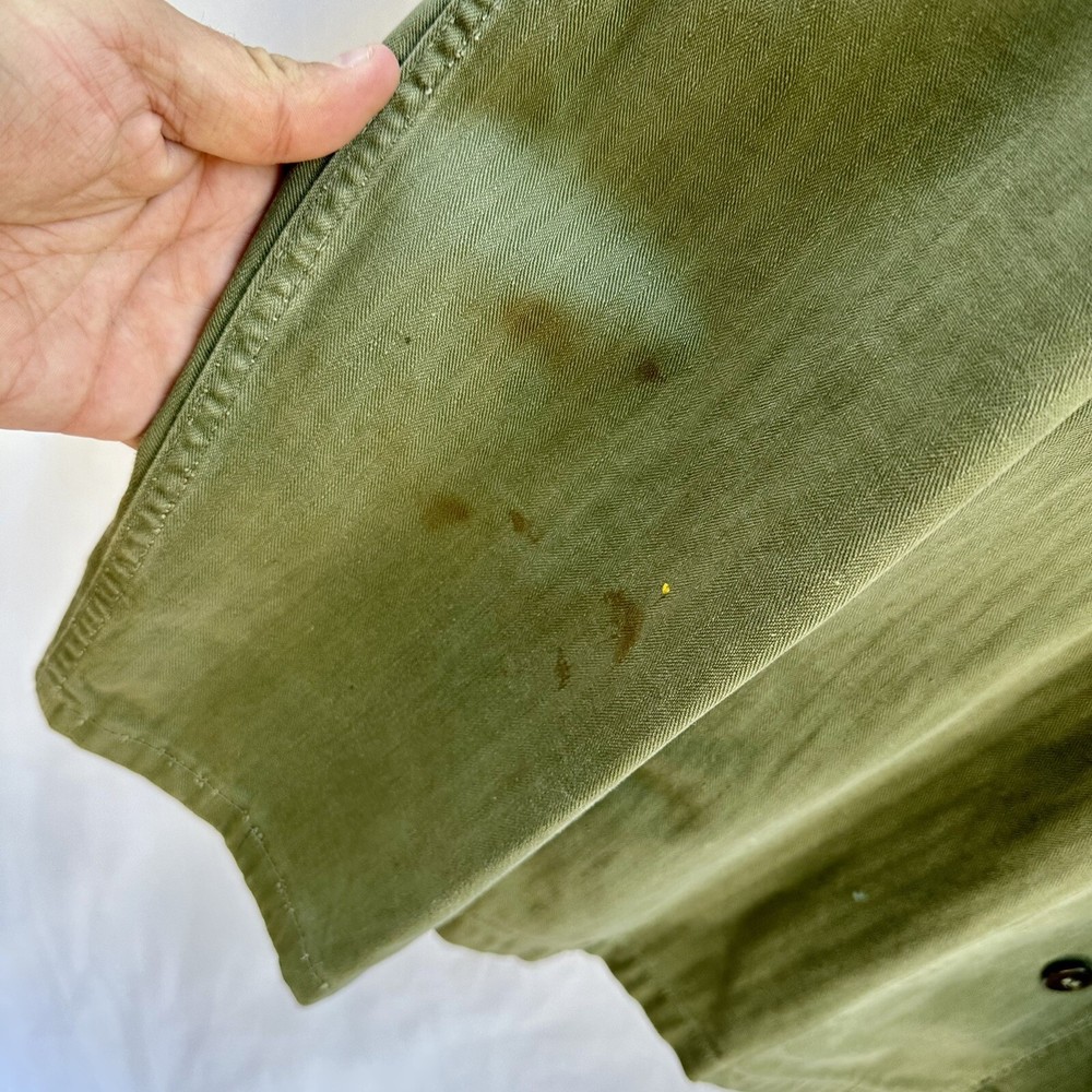 WWII US Army 3rd Pattern HBT Jacket Korean War Named