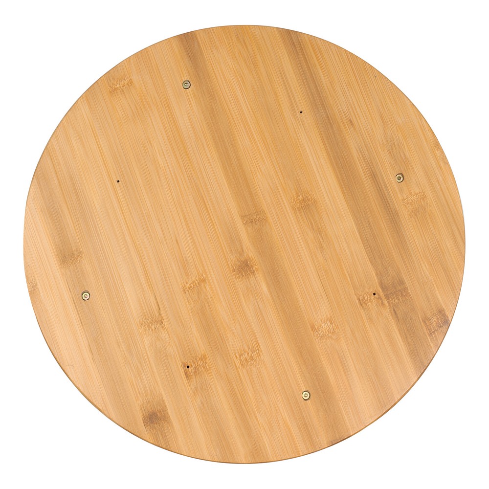 Multi-layer 360° Rotating End Table 2-Tier Bookshelf 360° Wheels Nightstand