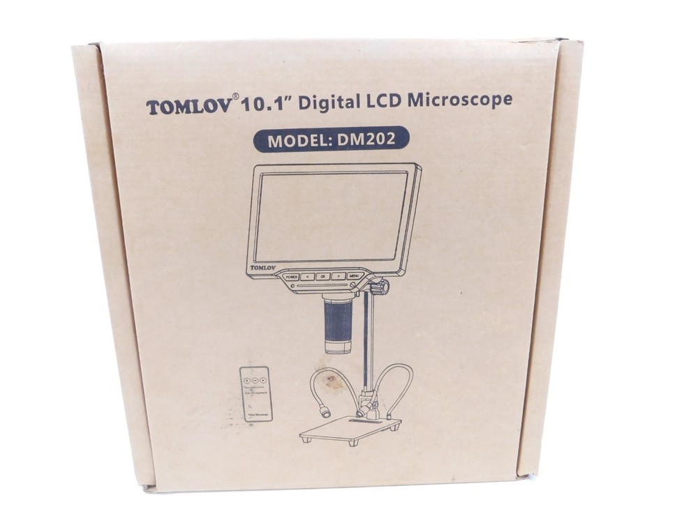 TOMLOV Model DM202 10.1 Digital LCD Microscope (good condition)