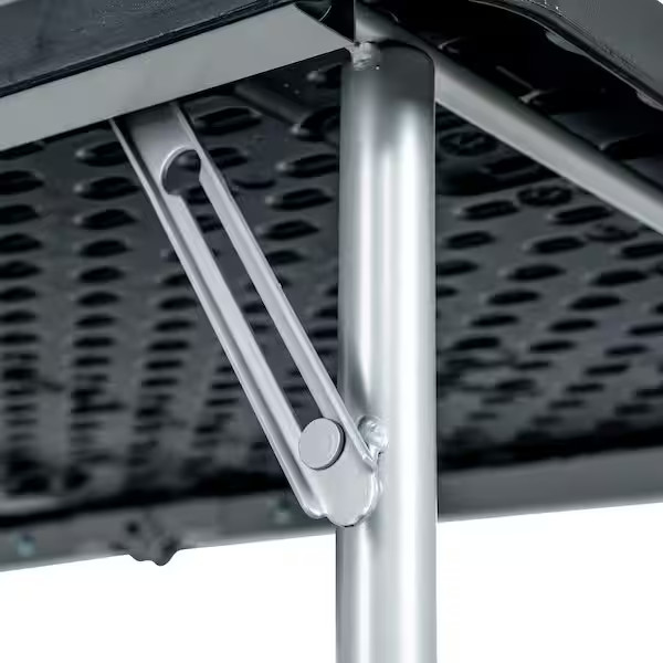 Lifetime Folding Table 4 Ft Adjustable Height Fold In Half Portable