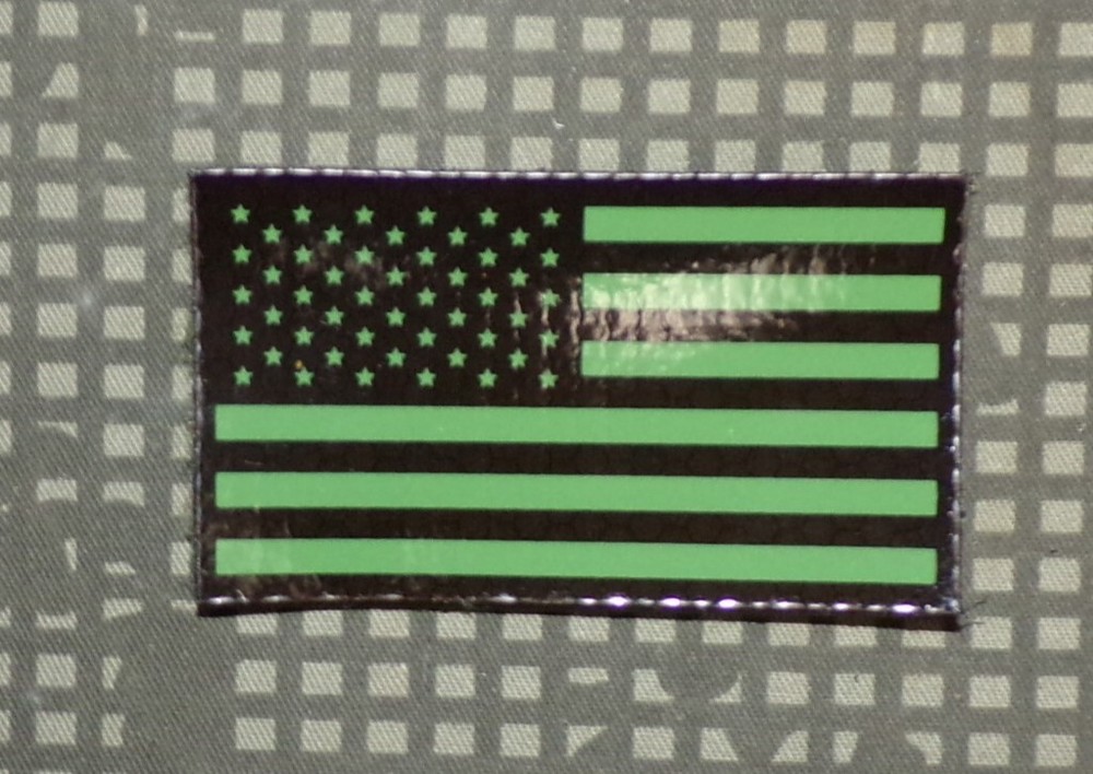 Original USAF Issue IR-reflective Subdued American Flag Patch 2000s