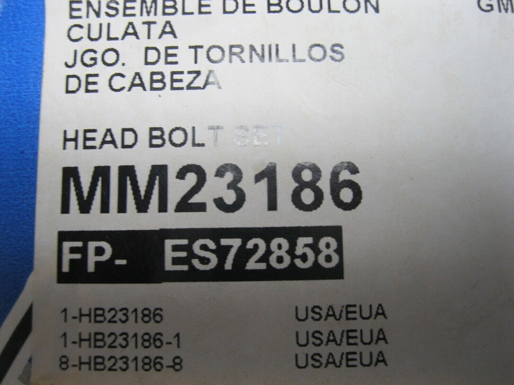 Engine Cylinder Head Bolt Set ROL MM23186