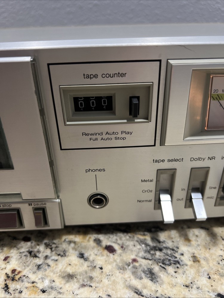 ⭐️Technics M205 Dolby Stereo Cassette Tape Deck Recorder SERVICED ⭐️