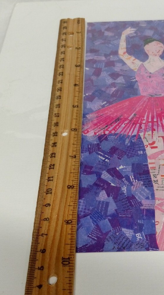 Charla Steele Collage Ballerina Artwork - Signed