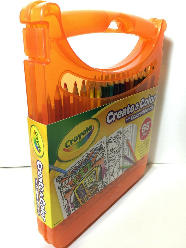 Crayola Create & Color With Colored Pencils 65/Pkg