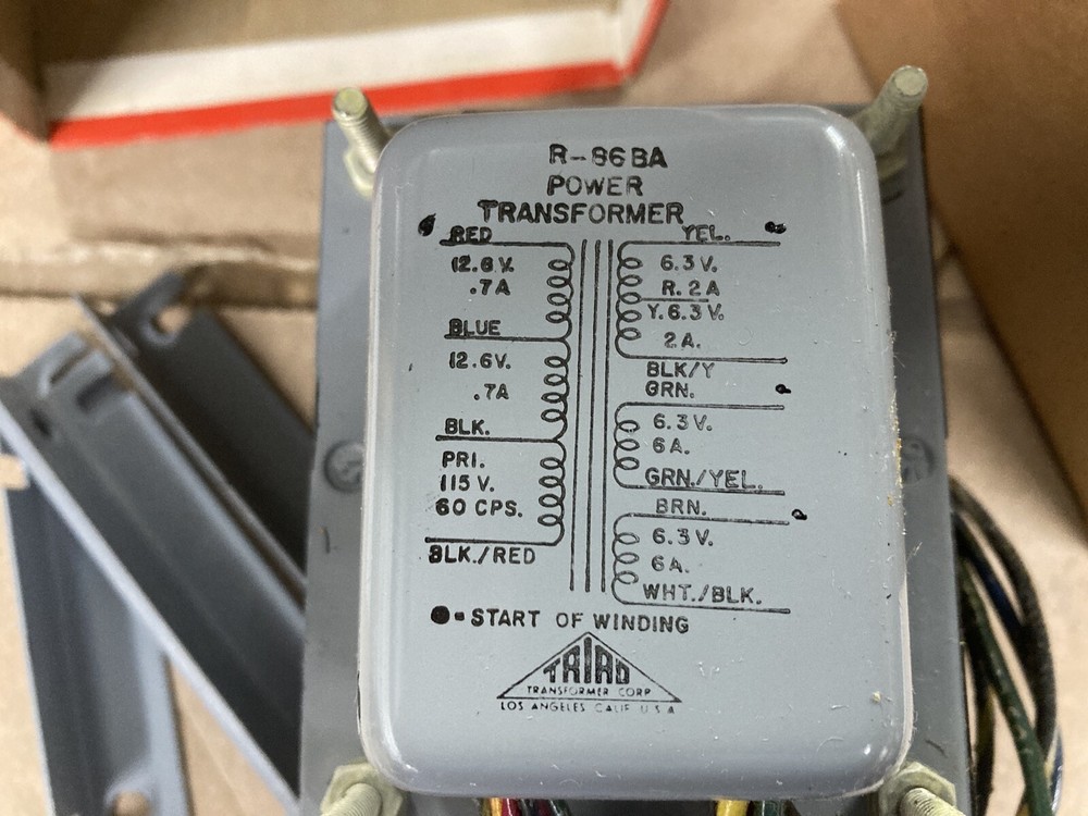 NiB Triad R-96BA Power Transfomer 6.3V x 4