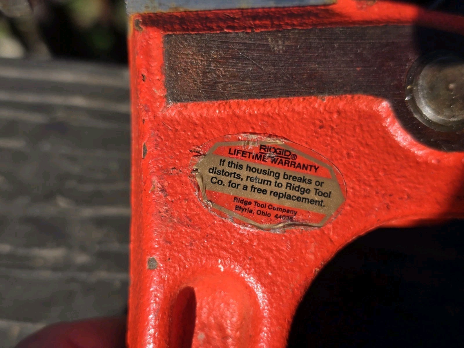 Ridgid 14" Rapidgrip Pipe Wrench USA Elyria, Ohio Heavy Duty