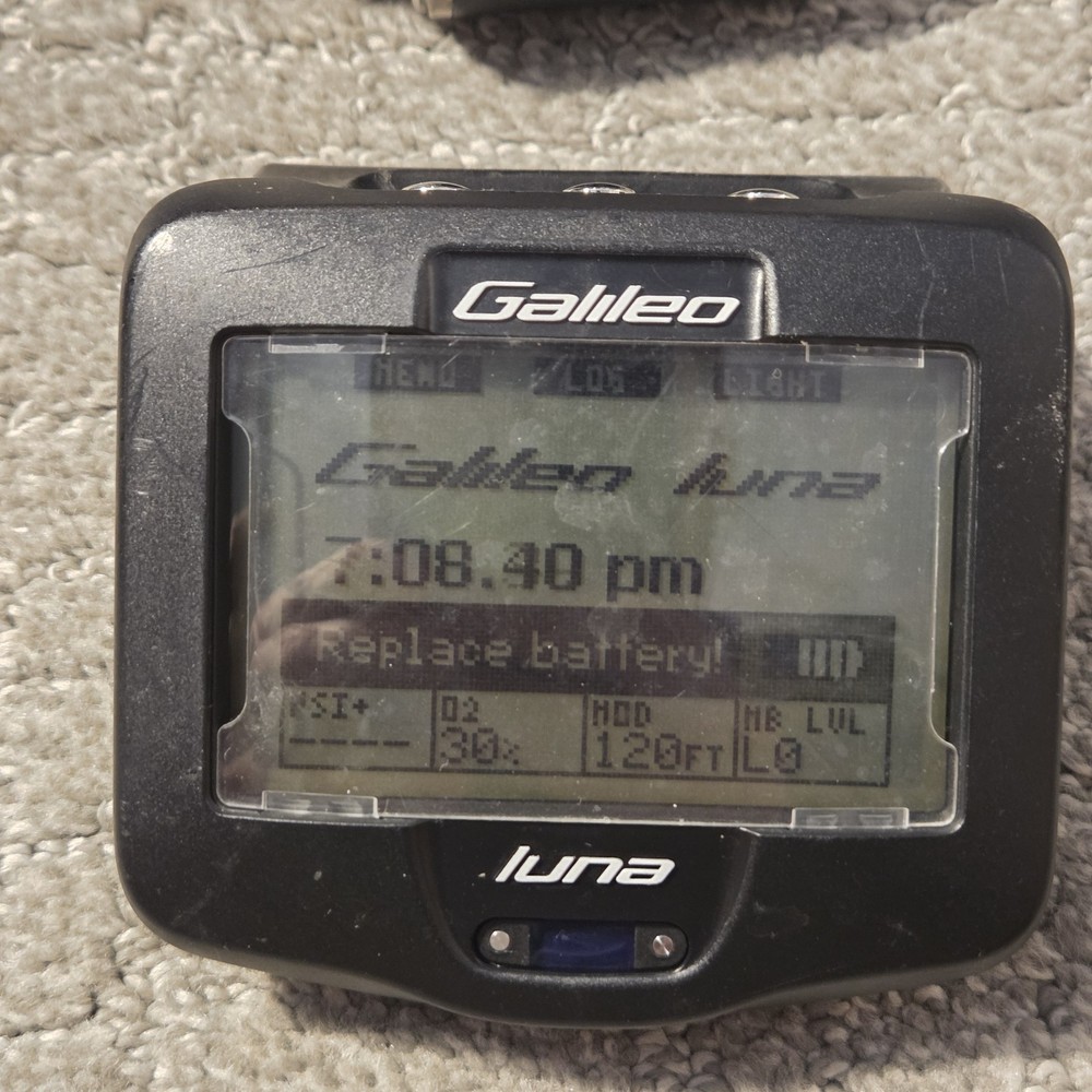 ScubaPro Galileo Luna - Scuba Dive Computer with Transmitter - Tested & Working
