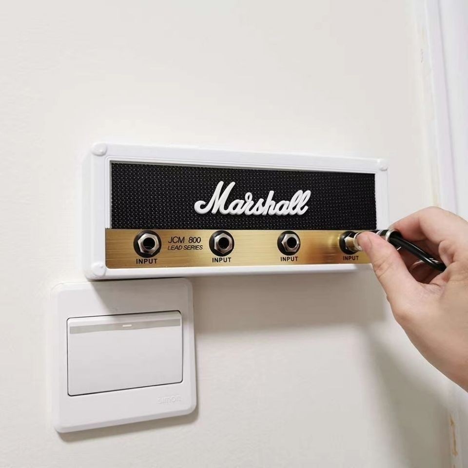 JCM800 Standard Jack Rack Version 2.0 Key Holder white with 4 keychains