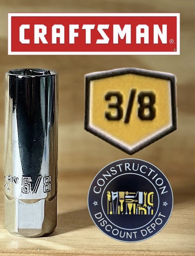 CRAFTSMAN 5/8" Spark Plug Socket, 3/8-Inch Drive CMMT43324