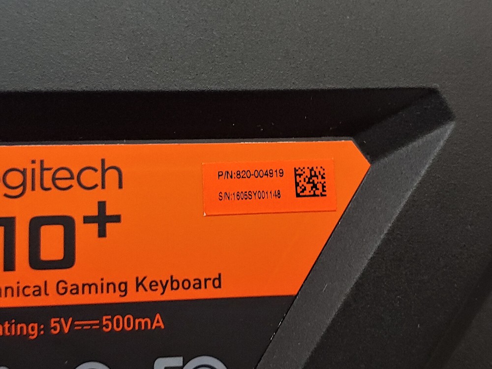 OEM Logitech G710+ REPLACEMENT KEY CAPS ONLY Mechanical Gaming Keyboard