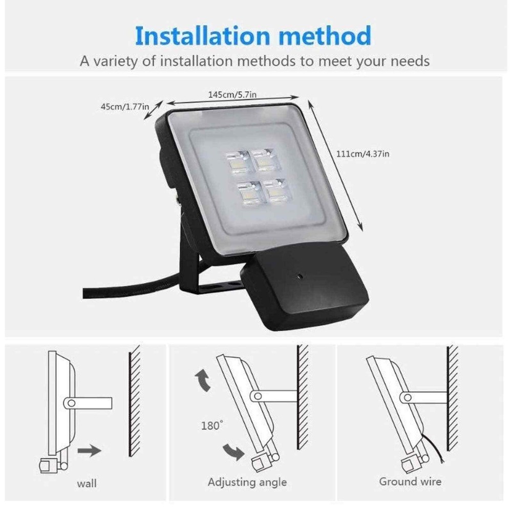10W LED Motion Sensor Flood Lights