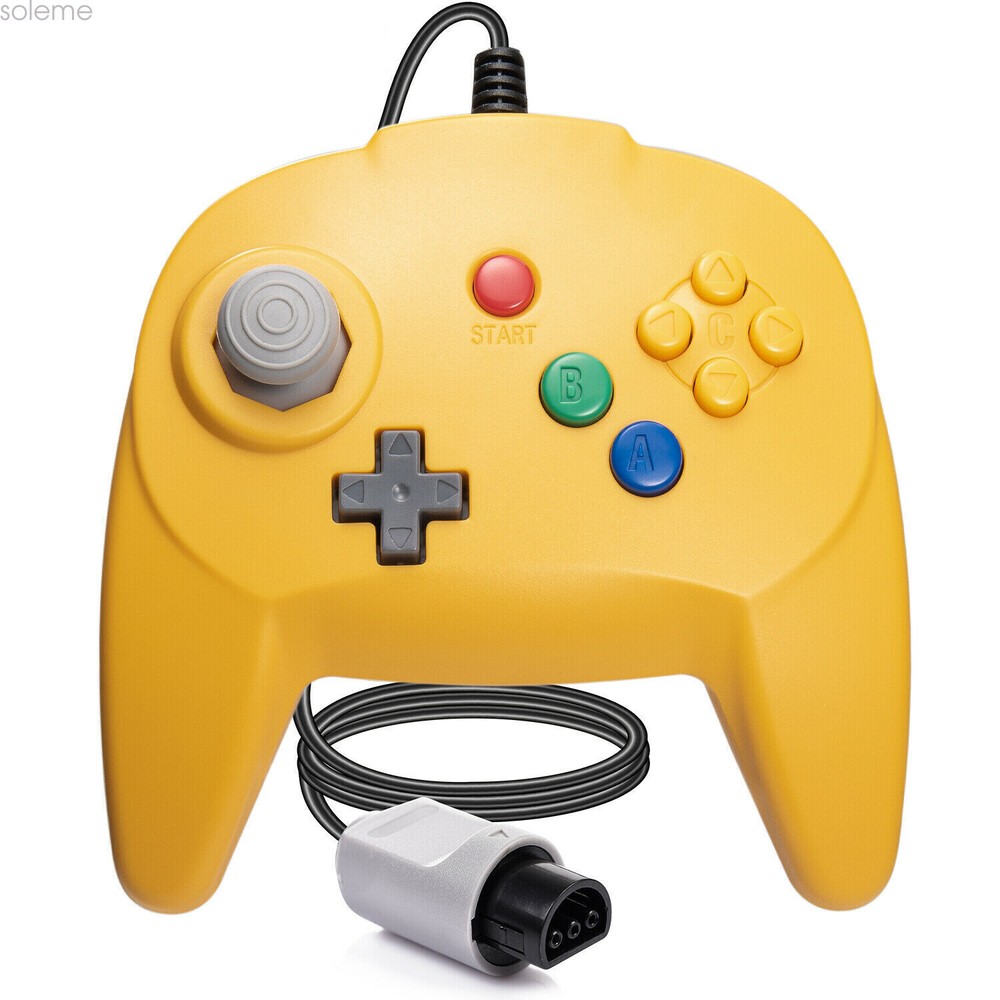 For Nintendo 64 Video Game Console Gamepad Joystick Joypad Wired Controller