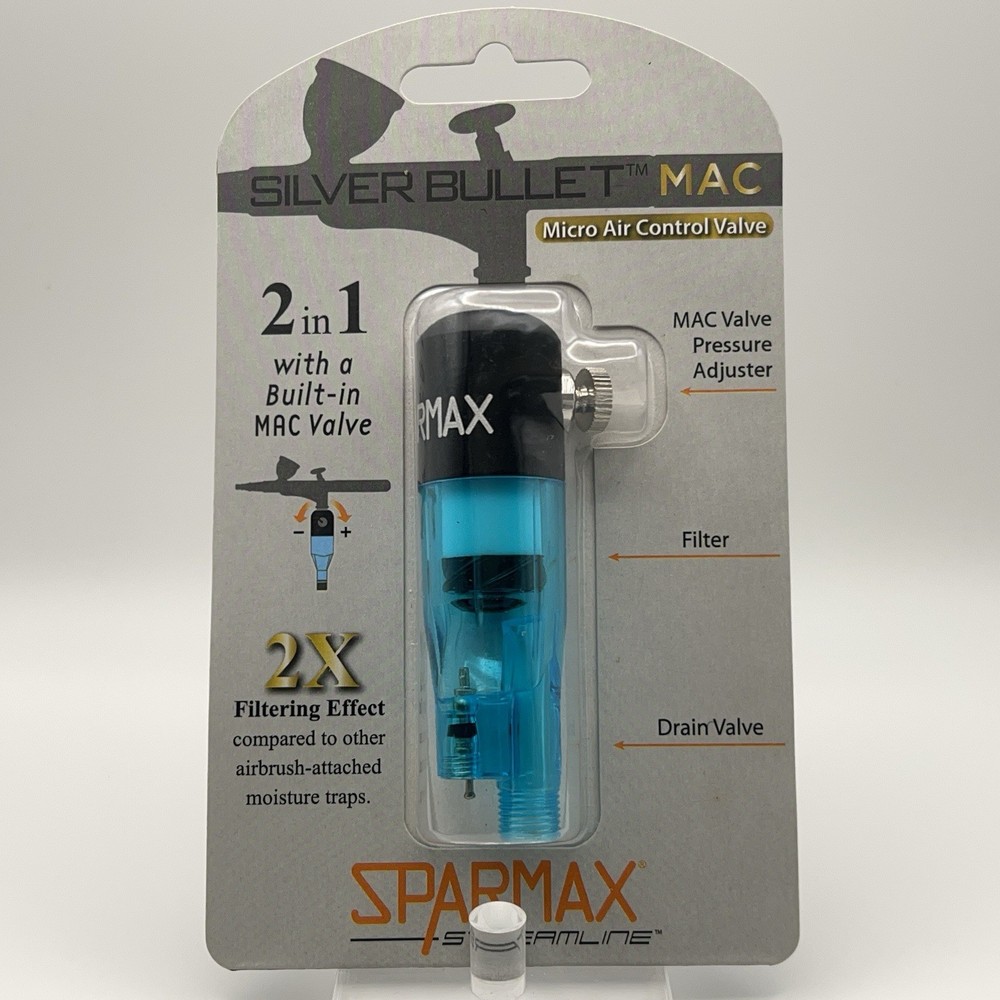 Sparmax Silver Bullet MAC Moisture Trap Filter with Micro Air Control Valve