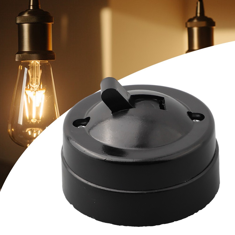 Switch Single Control 1PC 220-250V Home Decoration Light Switch Retro Style
