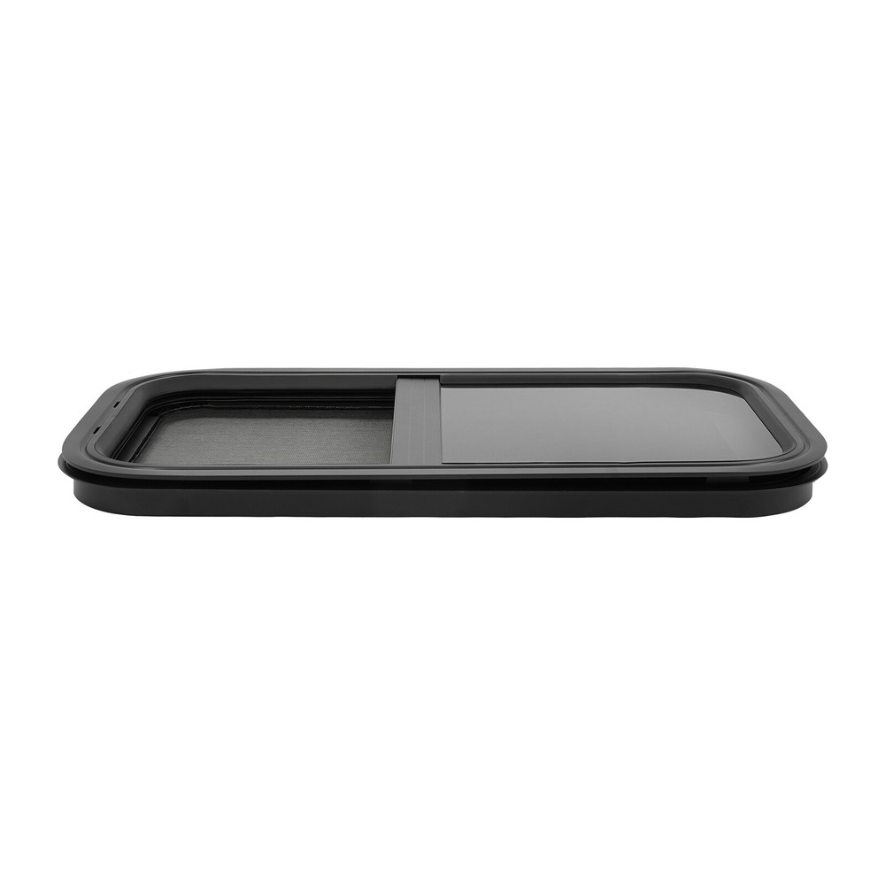 Vertical RV Window Set - 2 Durable Tempered Glass Sliding Windows