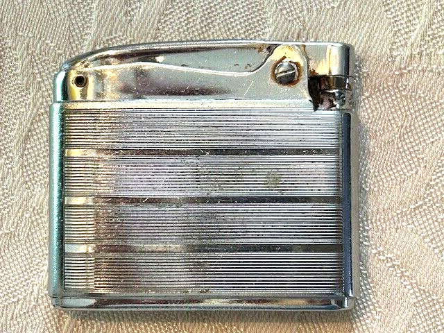 Vintage Ronson Adonis Silver Tone Lighter