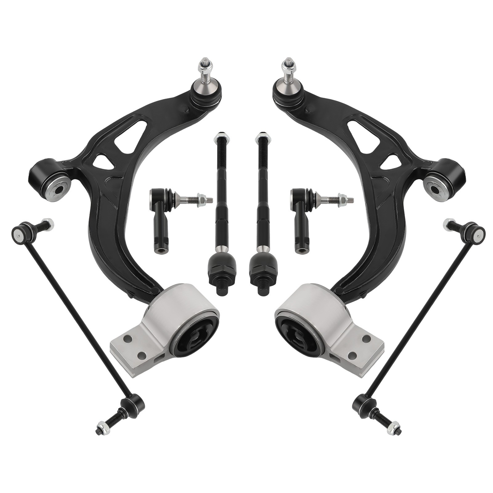 8x Front Lower Control Arms w/ Ball Joints For 2011-2015 2016 2017 Ford Explorer