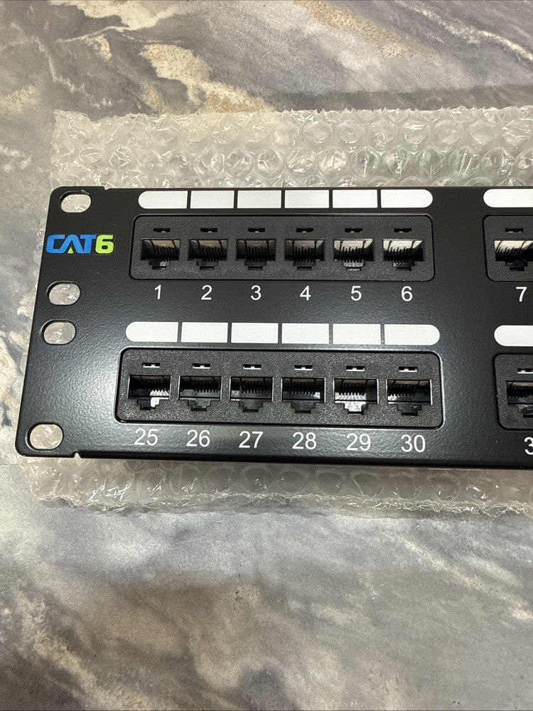 ICC ICMPP04860 PATCH PANEL, CAT 6, 48-PORT, 2 RMS