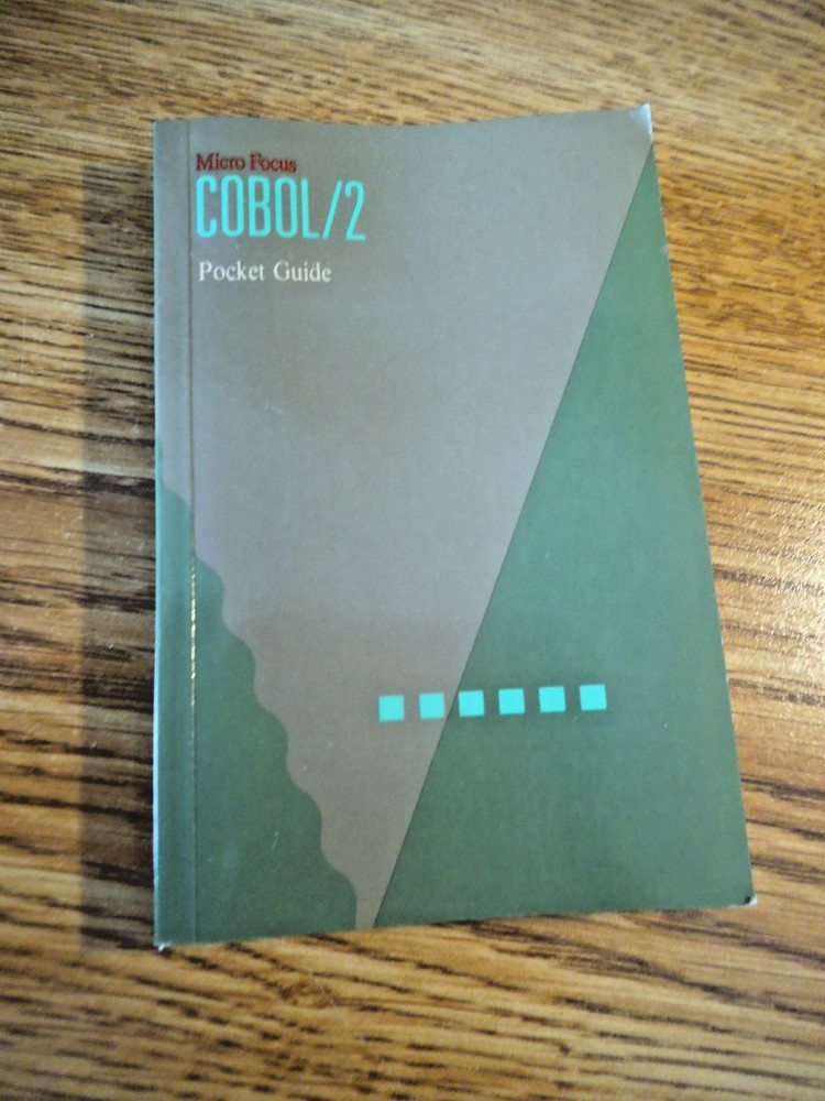 MICRO FOCUS  COBOL/2 POCKET GUIDE APRIL 1991 ISSUE 4