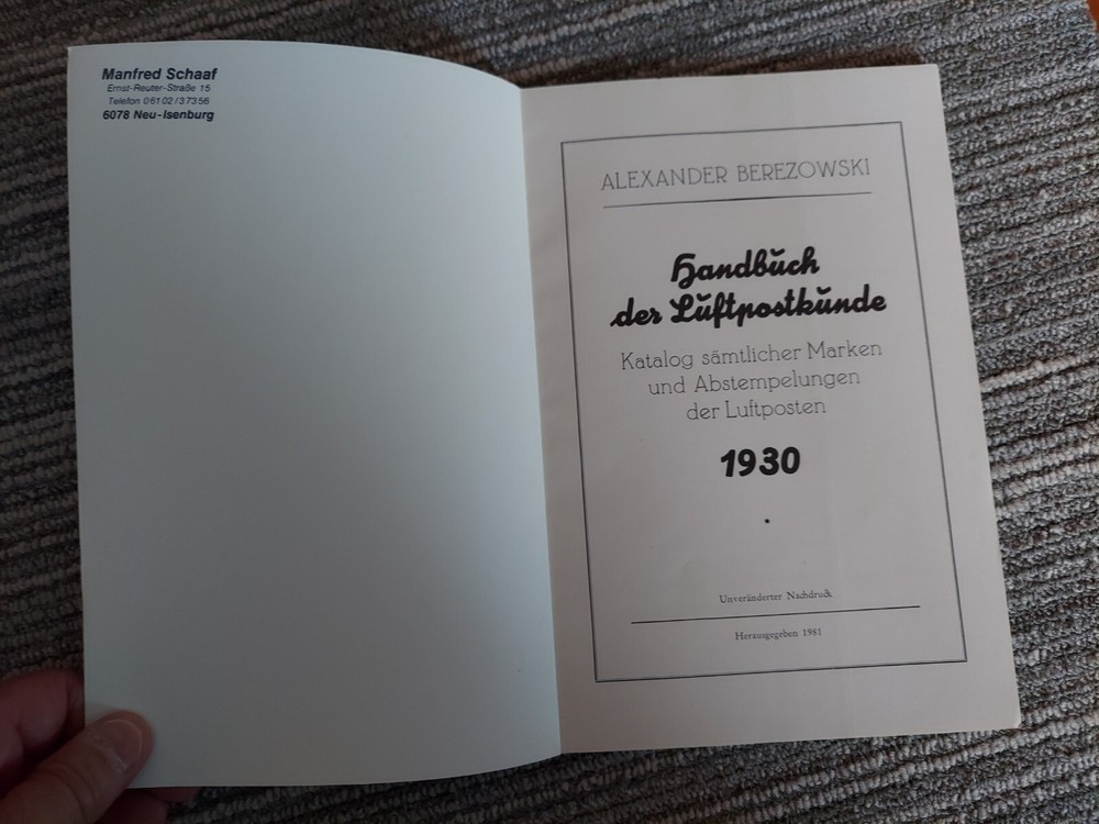 Zeppelin Postal Airmail History Booklets