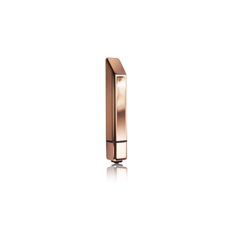 Rocks Off Bamboo 10 Function Clit Nipple Bullet Vibrator Rose Gold