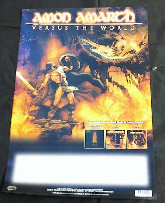 Amon Amarth - Versus The World 2002 Promo Poster
