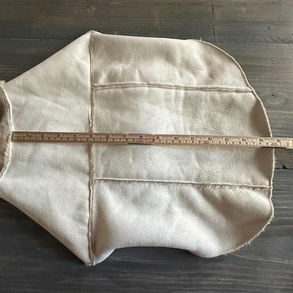 Companion Road Pet Fashion Faux Suede Shearling Dog Coat Size M