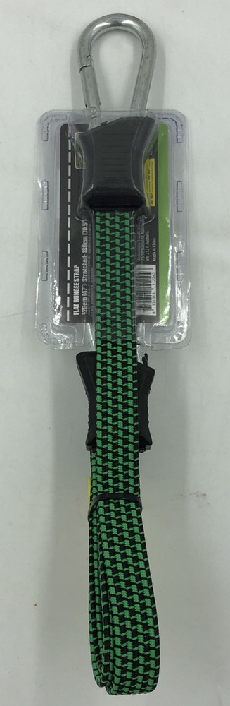 XPLORER Flat Bungee Strap with Carabiners 120cm