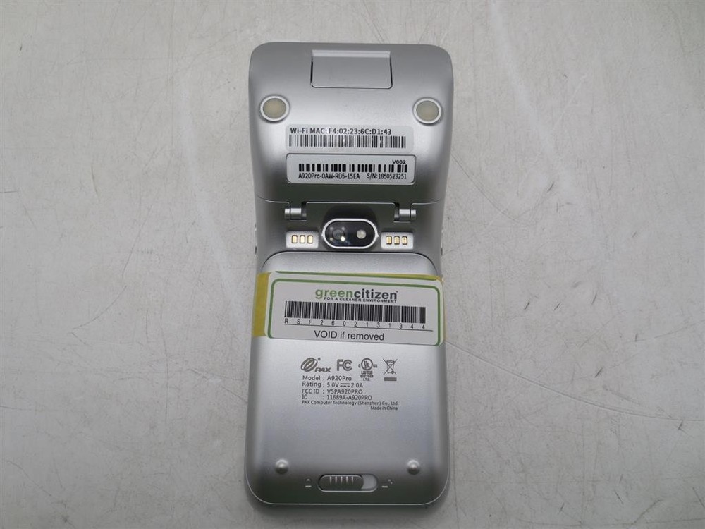 PAX A920Pro Smart POS Mobile Card Reader Payment Terminal