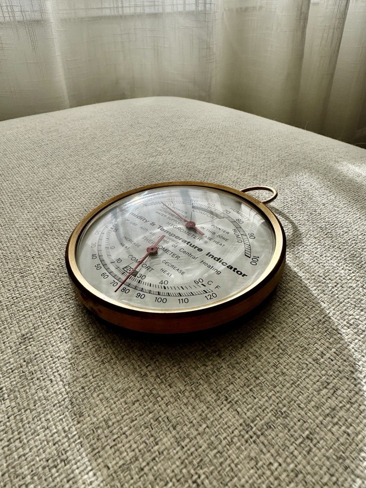 Hoffritz humidity and temperature indicator made in England