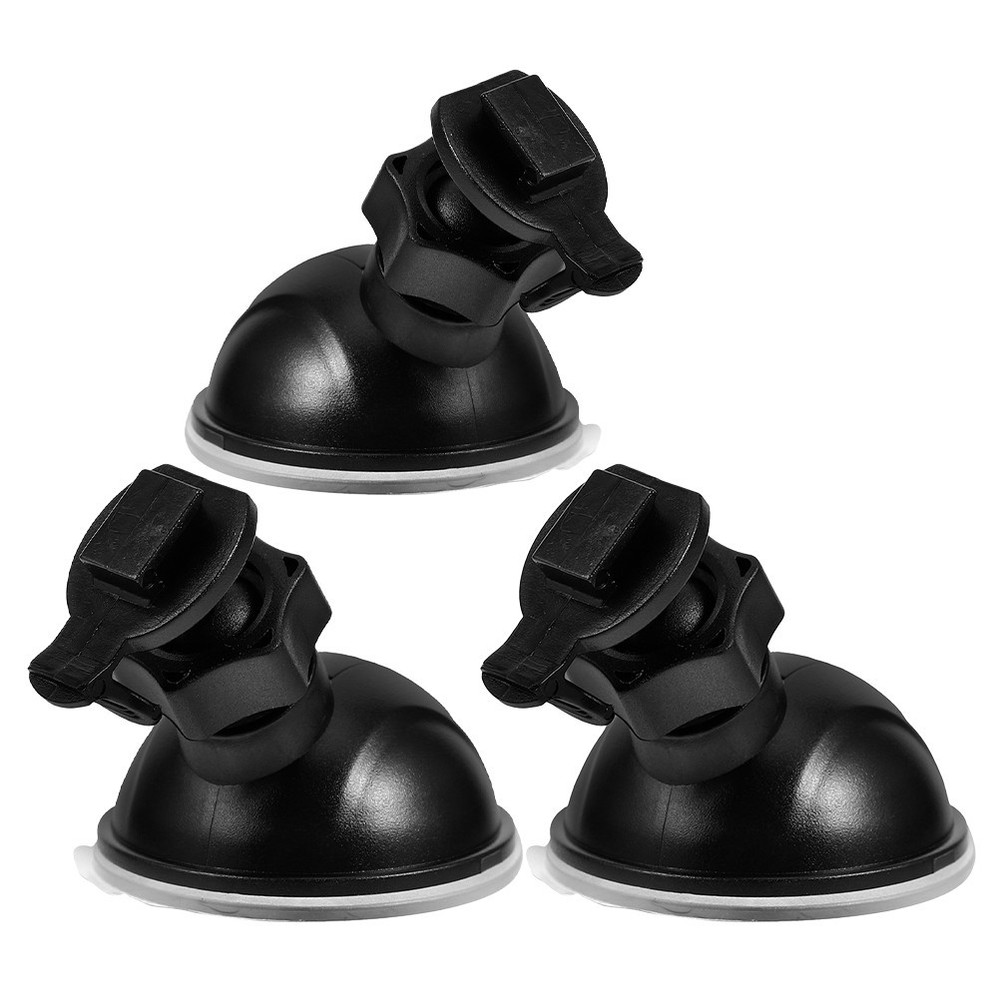 3 Pcs Windshield Suction Cup Mount Tow Hook Camera Accessories Dash Car