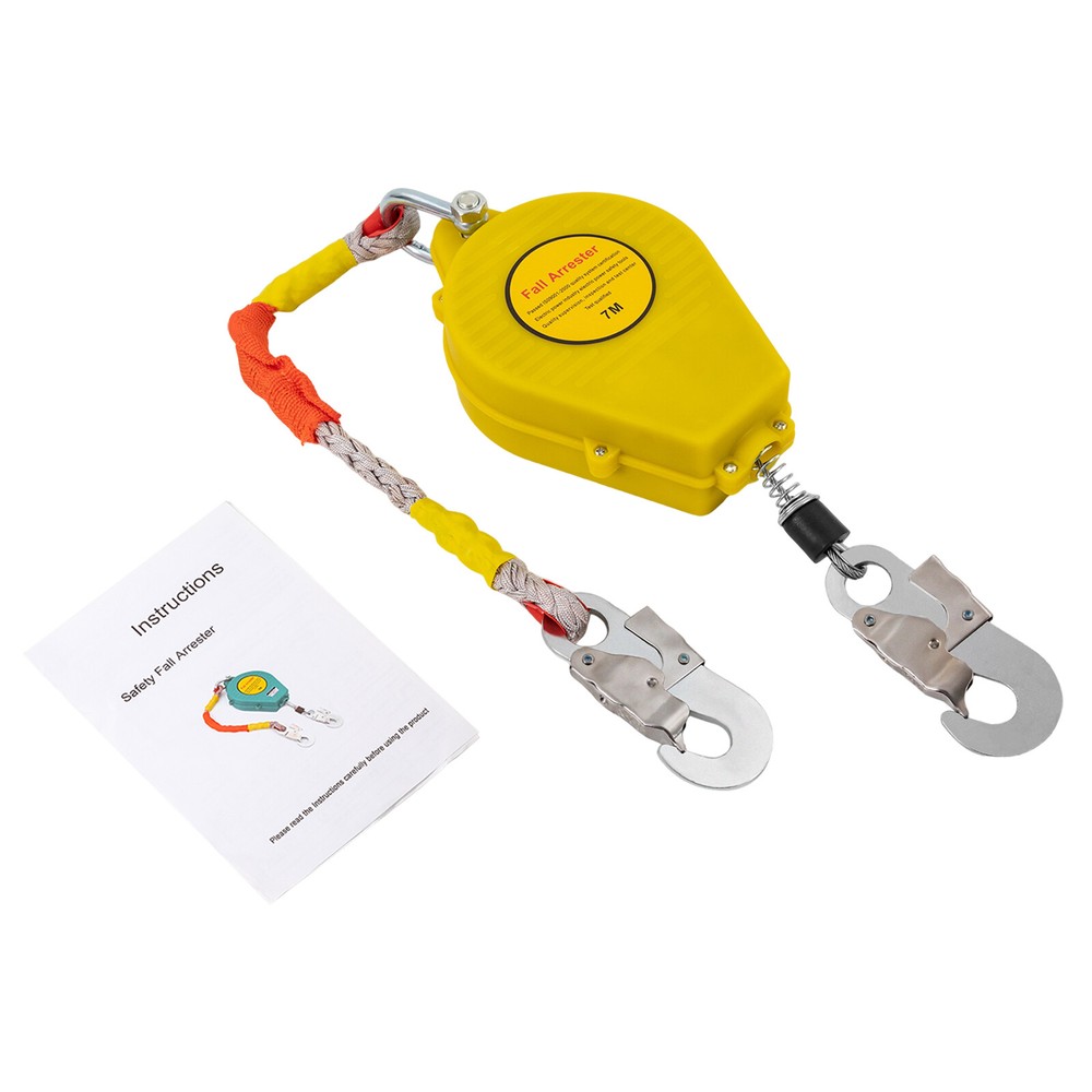 Self Retracting Lifeline 23 ft Fall Arrester Fall Protection Fall Arrestor Tool