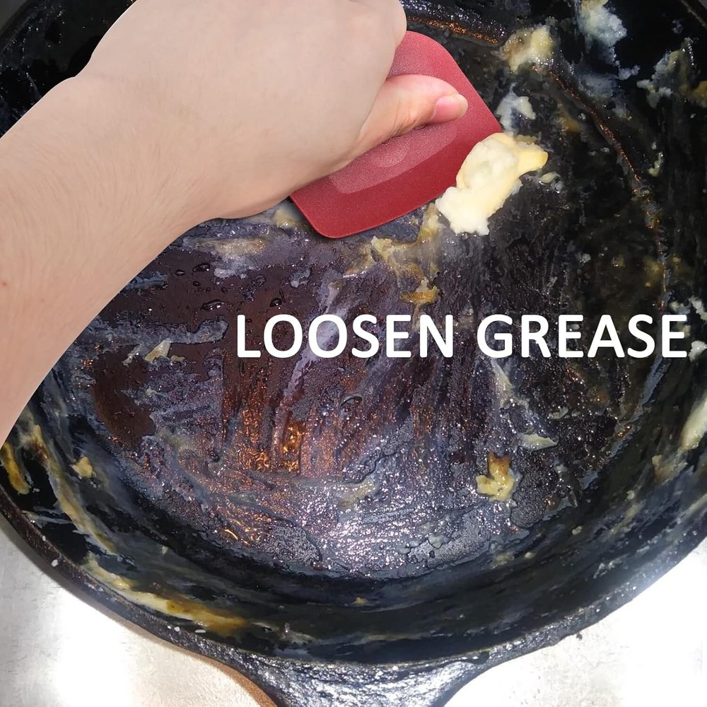 Pan Scraper Dish Scraper Food Scraper Tool Plastic Pot Scraper Kitchen Scraper G