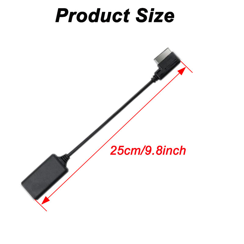 Bluetooth USB AUX Audio Cable Adapter Wireless Module For Benz GL ML CLS SLK GLK