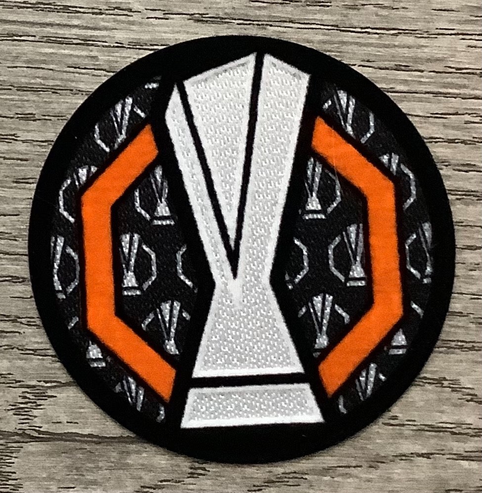 2025-2026 Europa League Patch Badge 2025 Final Details Tottenham Manchester Utd