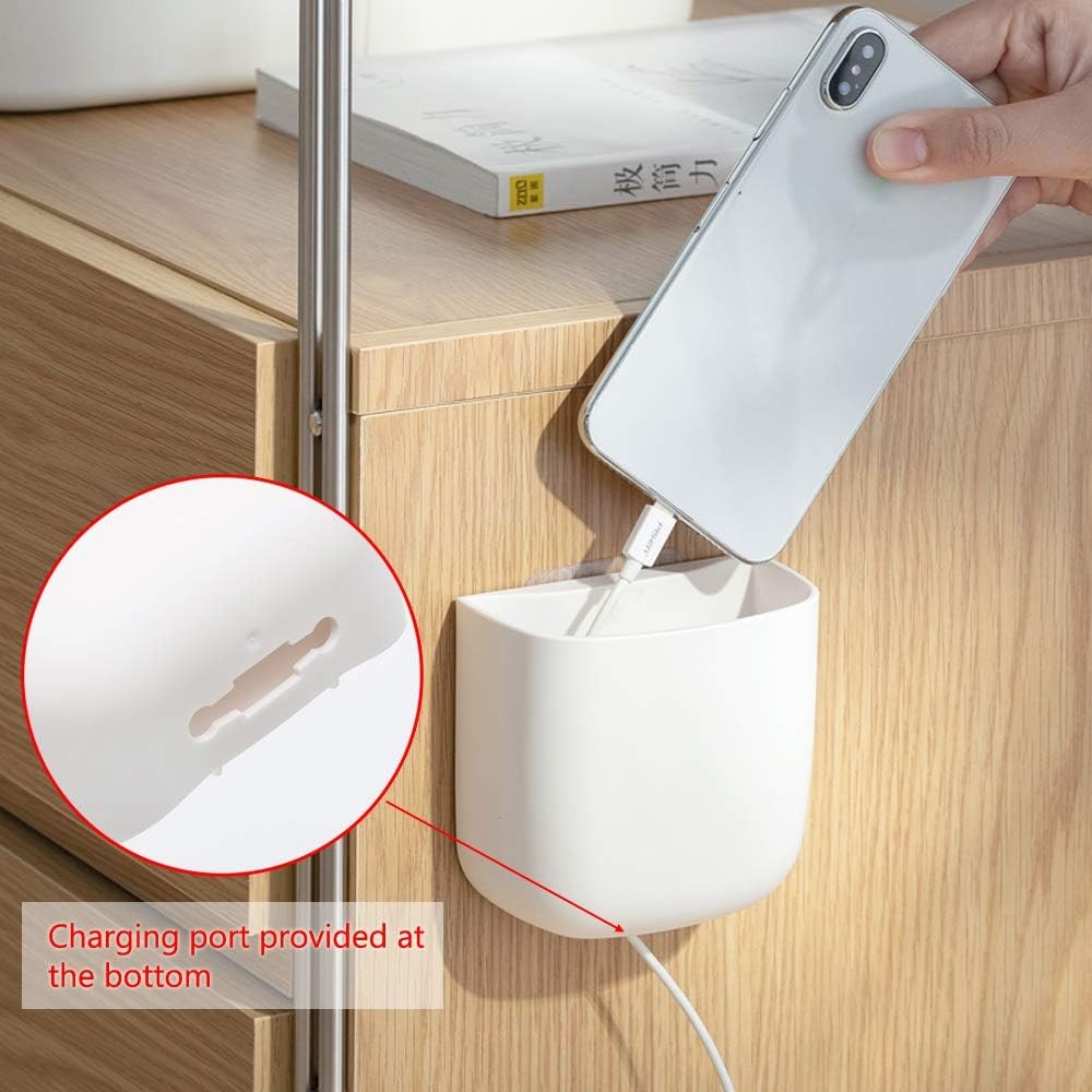 2 Pack Wall Mounted Remote Control Holder with Adhesive