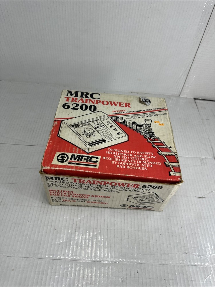 MRC Train Power 6200 G / Ho / N Scale Transformer, Controller For Train Set