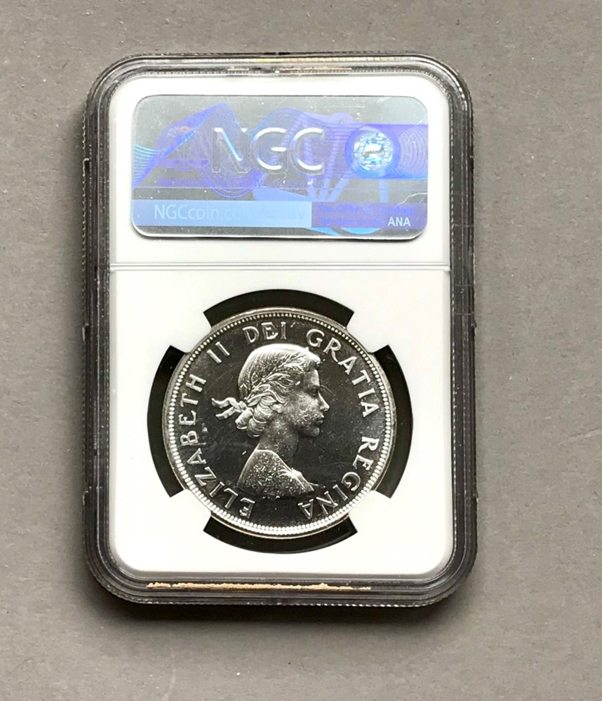 1964 Canada Prooflike No Dot Dollar NGC PL 66