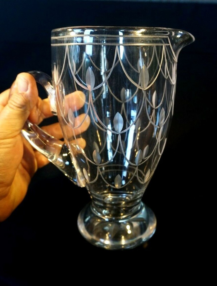 Beautiful Stuart Crystal Tamara Large Pitcher
